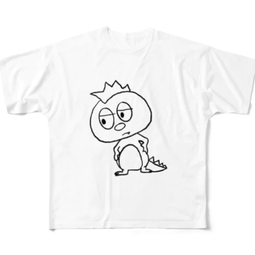 ガウガウくん フルグラフィックTシャツ