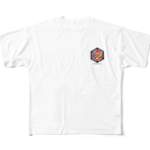 patch/firefighter All-Over Print T-Shirt