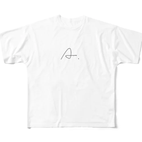 Aの人 フルグラフィックTシャツ