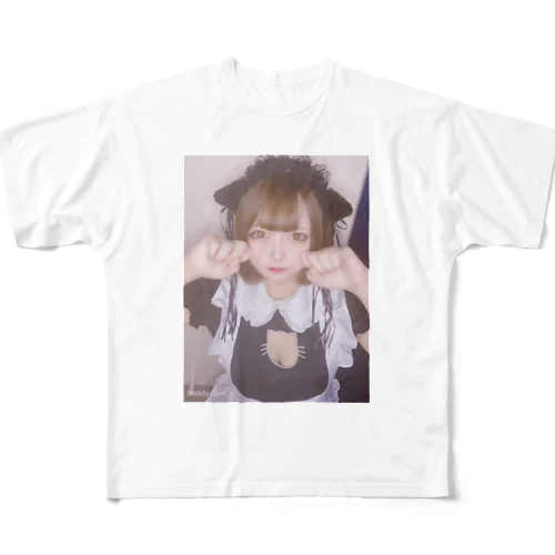 にゃん All-Over Print T-Shirt