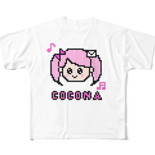 ドットここたん🎀💌 フルグラフィックTシャツ