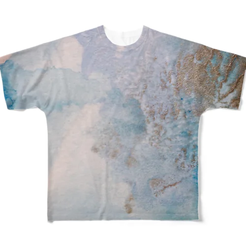 流動するモノたちへ All-Over Print T-Shirt