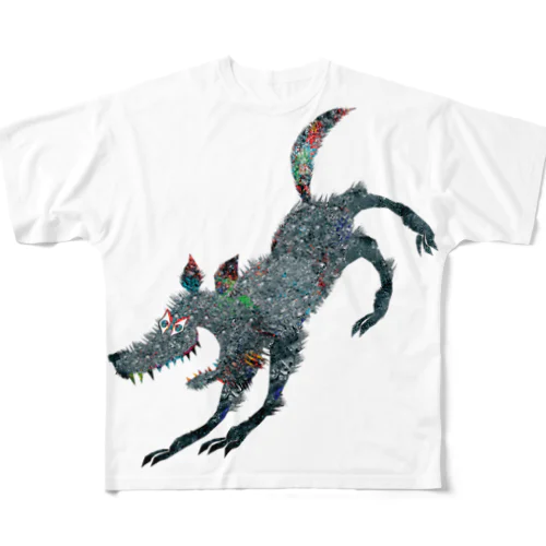 オオカミが来た All-Over Print T-Shirt
