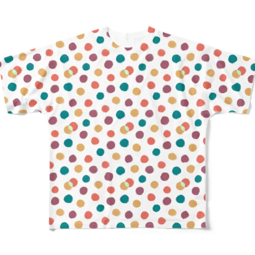 点と点のあいだ（Find Your Sweet Spot） - 白 All-Over Print T-Shirt