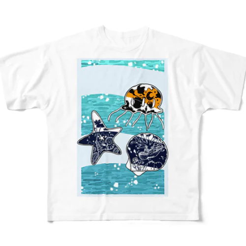 既知の海 フルグラフィックTシャツ