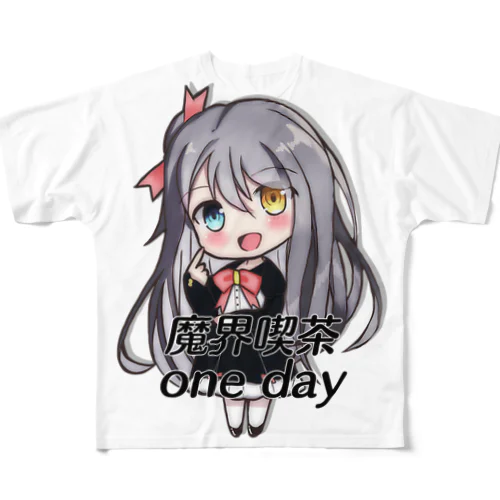 魔界喫茶Tシャツ フルグラフィックTシャツ