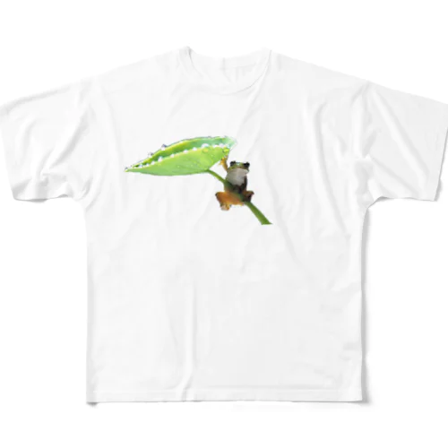 カエル All-Over Print T-Shirt