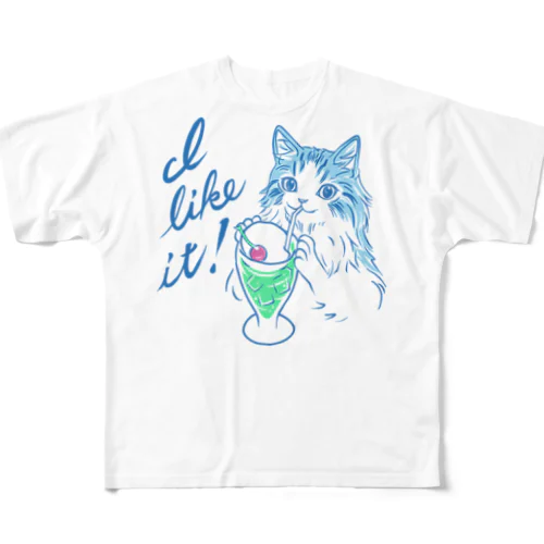 I like it! フルグラフィックTシャツ