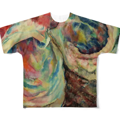 サザエの穴 All-Over Print T-Shirt