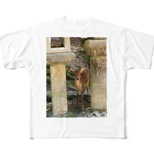 こんにちは！バンビちゃん All-Over Print T-Shirt