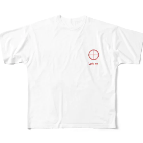 Lock on フルグラフィックTシャツ