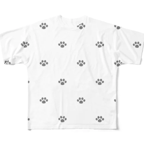 猫の小さい肉球 All-Over Print T-Shirt