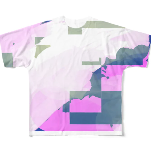 溢れだす　ピンク All-Over Print T-Shirt