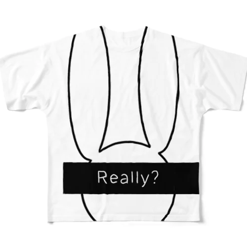 RealIy？🐰 All-Over Print T-Shirt