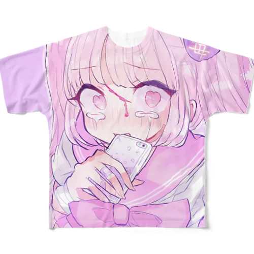 依存♡少女　フルグラ用 フルグラフィックTシャツ