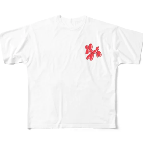 ばるーんあにまる All-Over Print T-Shirt