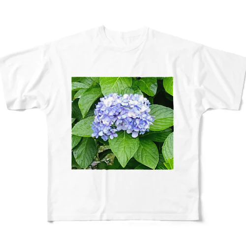 季節外れのアジサイ All-Over Print T-Shirt