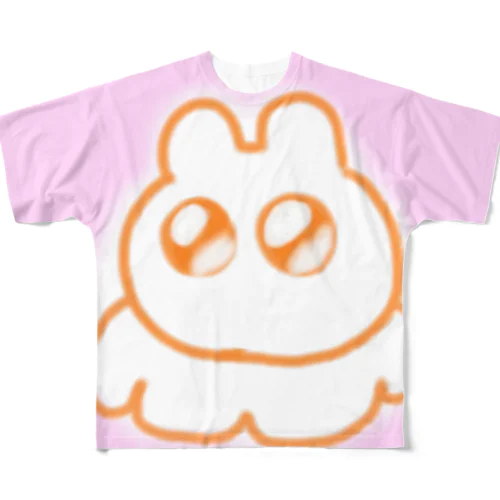 うさぽようるうる フルグラフィックTシャツ