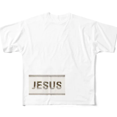 Jesus フルグラフィックTシャツ