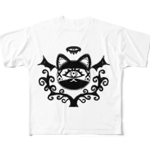 migumo 黒猫さん フルグラフィックTシャツ