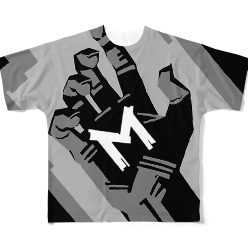 M All-Over Print T-Shirt