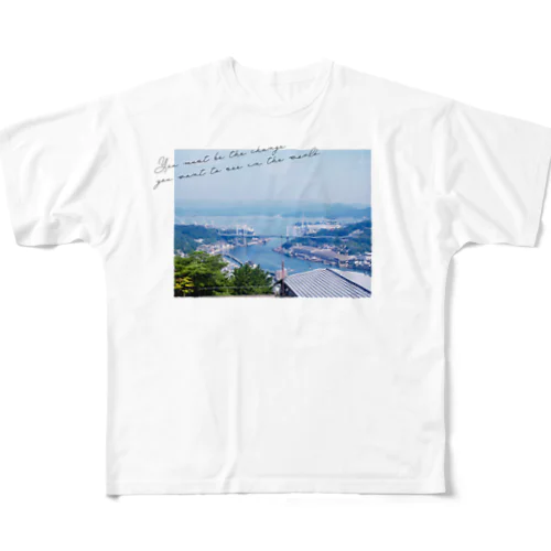尾道海道 フルグラフィックTシャツ