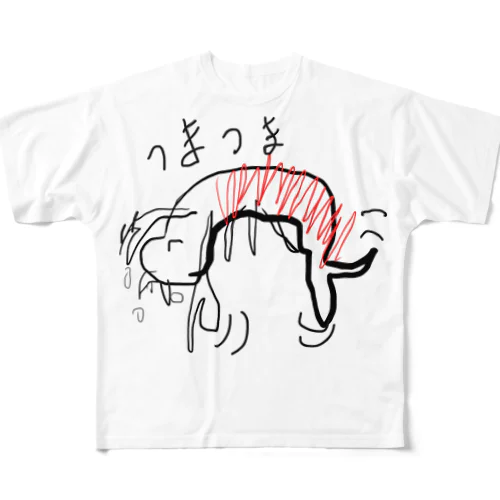 つまつま フルグラフィックTシャツ