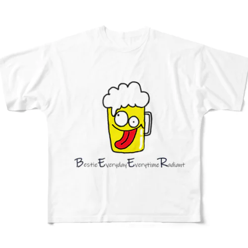 マイベスティ♪Beerくん All-Over Print T-Shirt