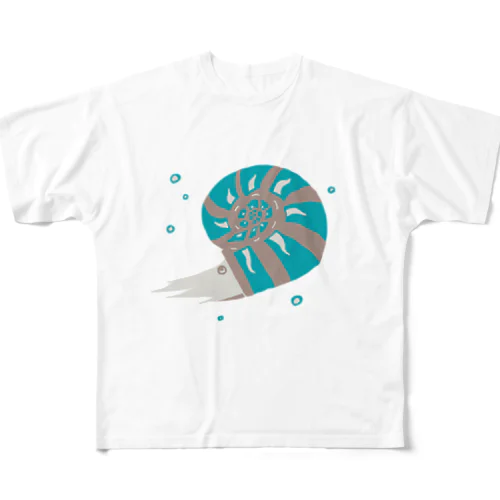 魅惑のアンモナイト All-Over Print T-Shirt