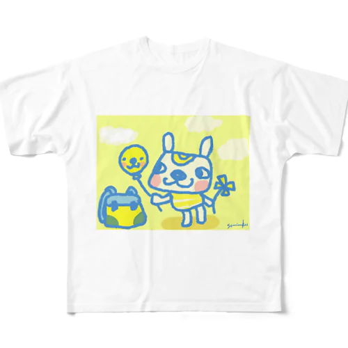 ハルランちゃん フルグラフィックTシャツ