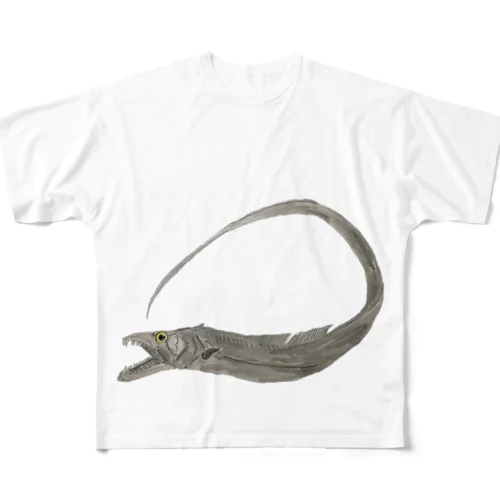 太刀魚だぞっ‼️ フルグラフィックTシャツ