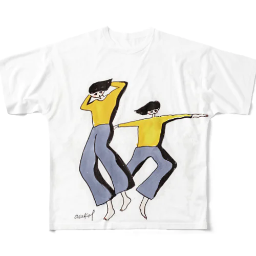 dance フルグラフィックTシャツ