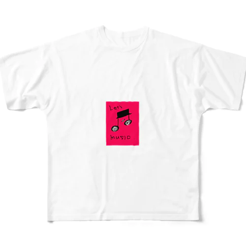 Let's ミュージック♪ フルグラフィックTシャツ