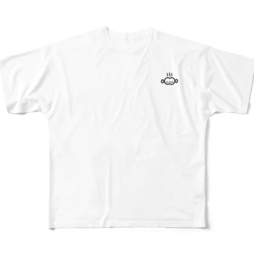 骨付き肉(小) フルグラフィックTシャツ