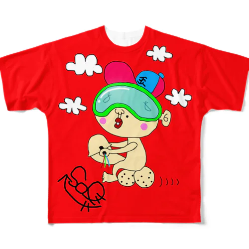 たまのりくん All-Over Print T-Shirt