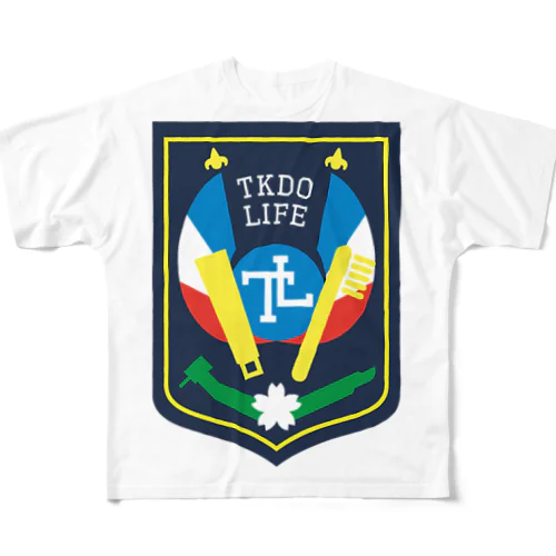 TKDO UNI フルグラフィックTシャツ