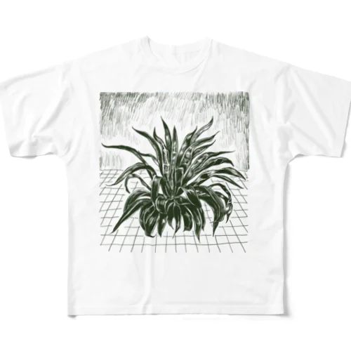 リュウゼツラン All-Over Print T-Shirt