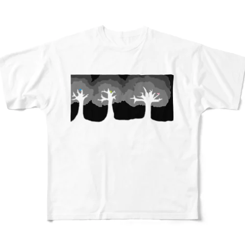 夜の森 All-Over Print T-Shirt