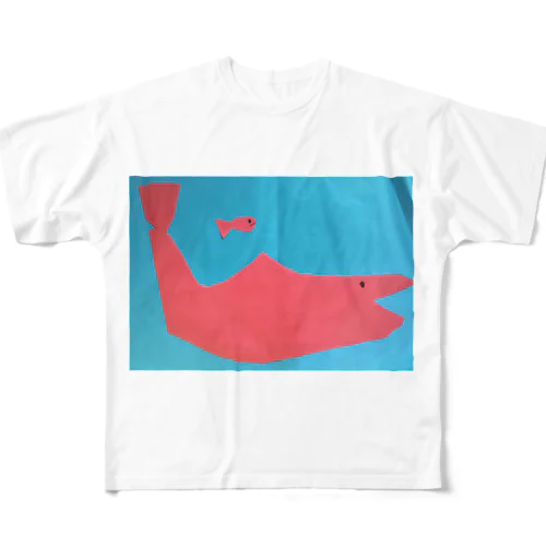 「海の親子」ぷりみちぶわーくすVol.4 All-Over Print T-Shirt