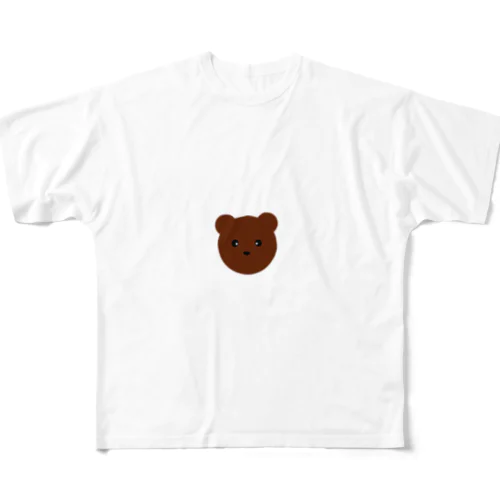 クマちゃん フルグラフィックTシャツ