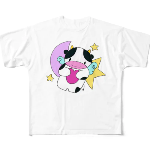 ゆめふわうーさん All-Over Print T-Shirt