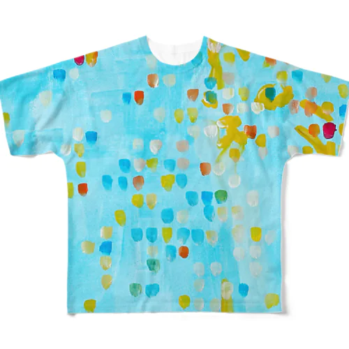 ドットお猫さま All-Over Print T-Shirt