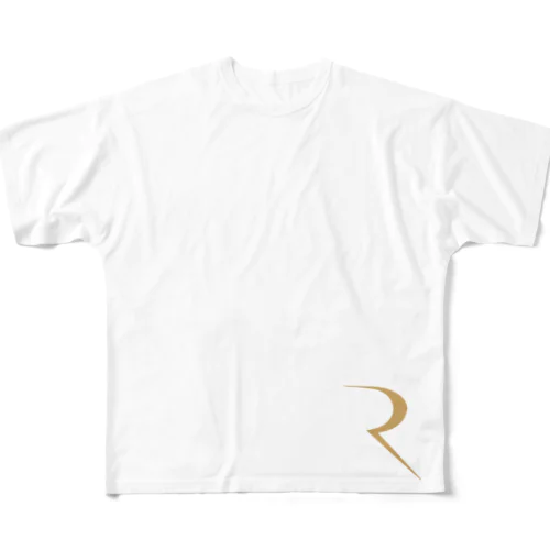 Rgymゴールド フルグラフィックTシャツ