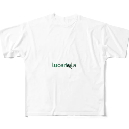 lucertola 풀그래픽 티셔츠