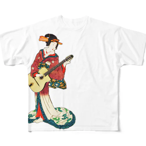 ギター浮世絵 All-Over Print T-Shirt