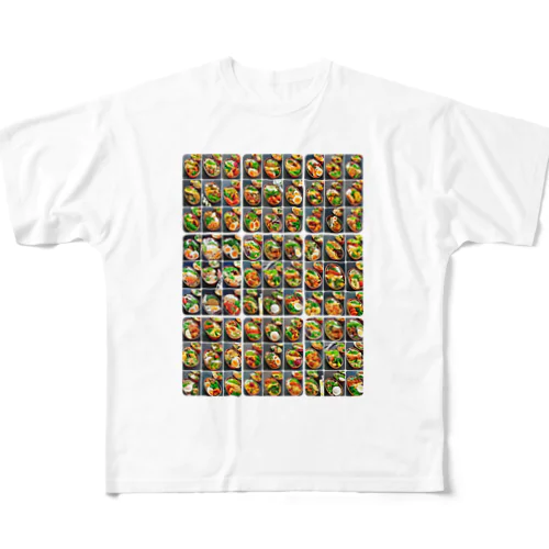 #おうちの曲げわっぱ#お弁当カタログ All-Over Print T-Shirt