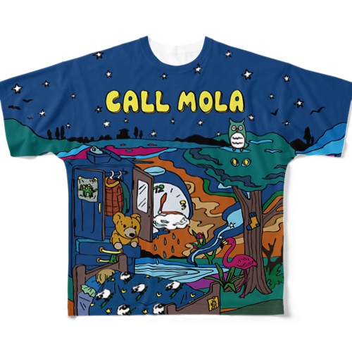 CALL MOLA All-Over Print T-Shirt