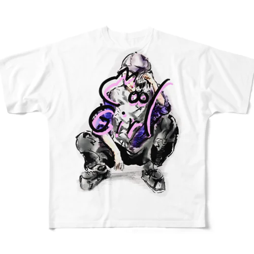 COOLGIRL (イラスト版) All-Over Print T-Shirt