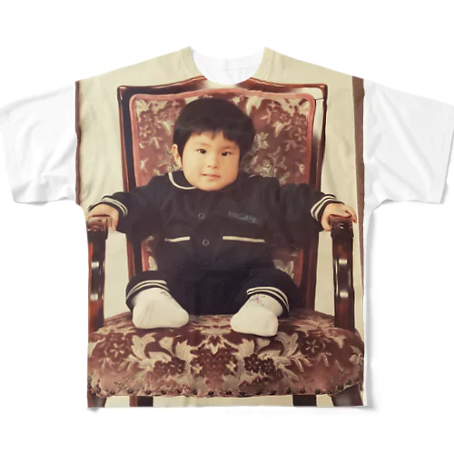 ｢玉座に座る王子｣ フルグラフィックTシャツ