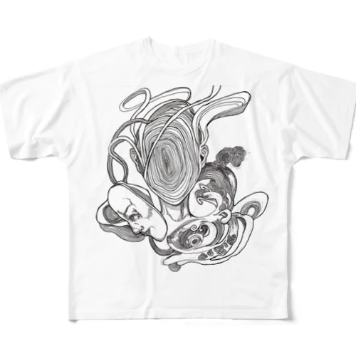 自画像3 All-Over Print T-Shirt